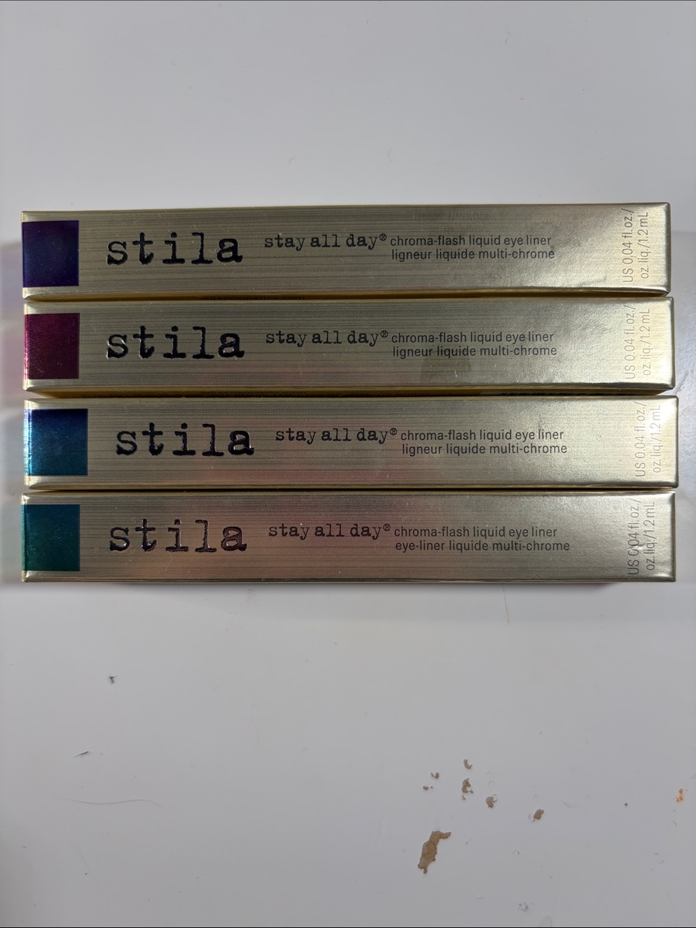 Stila Stay All Day Chroma-Flash Liquid Eyeliner - Multichrome Shades set of 4!